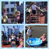 Pupils in P1 enjoy Fun in the ☀️ 