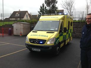 Paramedics visit Primary 2